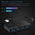 thumbnail image 4 of 5Gbps de Alta Velocidad USB 3.0 Hub 4 Puertos Adaptador Divisor USB para PC Fuente de AlimentacióN para Computadora PortáTil, 4 of 5