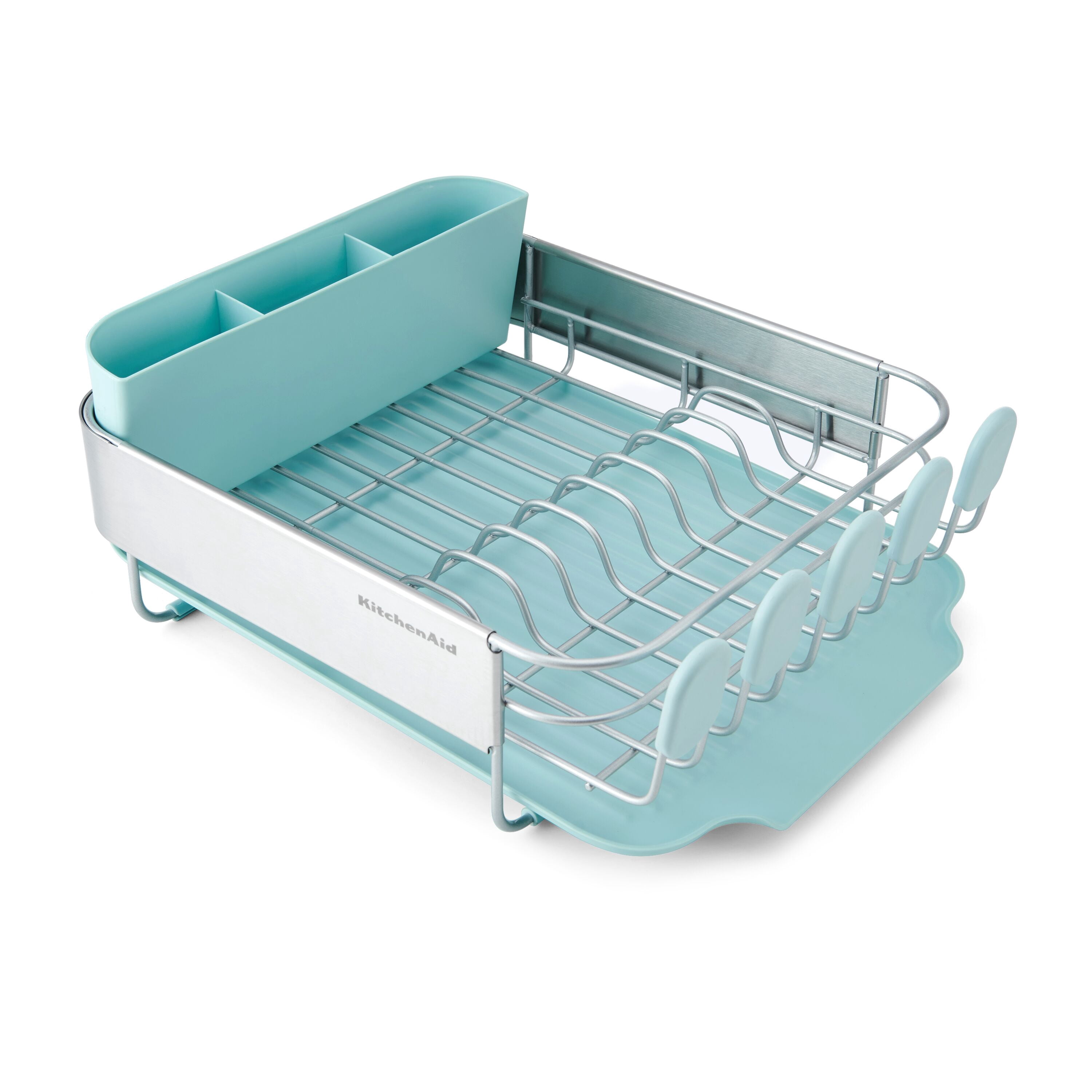 KitchenAid Stainless Steel Compact Dish Rack, Mineral Water