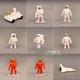 thumbnail image 1 of Spacecraft Astronaut Action Figure Model Lunar probe Space Vehicle Spaceship Fairy Garden Miniature Decor Ornaments Figurine Toy8A He Qiyong unisex, 1 of 1