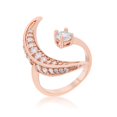 thumbnail image 1 of Jgoodin R08459A-C01-05 Luna 0.75 CT Cubic Zirconia Rose Gold Delicate Ring - Size 5, 1 of 1