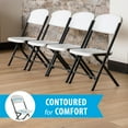 thumbnail image 5 of Lifetime Polyethylene Folding Chair - 4 Pack, Indoor/Outdoor (Commercial Grade)- White (81158), 5 of 16