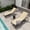 Khaki, variant on LAUSAINT HOME Patio Lounge Chairs Set of 2, Outdoor Folding Tanning Chaise with 5-Position Adjustable Backrest for Backyard, Poolside
