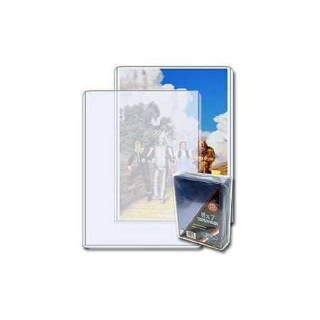 BCW 5 x 7 - Topload Holder (25 Holders/Pack) - Photo, Picture, Photograph Display - Baseball, Football, Basketball, Hock