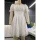 thumbnail image 1 of VISgogo Vestido casual de manga corta para mujer, a la moda, de color sólido, cuello barco, con lazo, sin espalda, vestido acampanado VISgogo moda, 1 of 9
