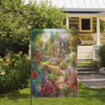thumbnail image 4 of Summer Garden Flag 12×18 Inchl Floral Home Sweet Home Decorative Double Sided Holiday Seasonal for Yard, 4 of 5