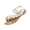 White, variant on Boho Flower Sandals Women, Pearl and Rhinestone Boho Sandals Summer Dressy Wedding Shoes Rhinestone Sandals Strappy Bohemian Flat Sandal Cute Bride Bridesmaid Sandal Beach Vacation Shoes, Black 6