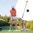 thumbnail image 1 of Golf Swing Herramienta de entrenamiento sin deslizamiento para potencia de fuerza y ​​distancia de agarre Naranja, 1 of 8