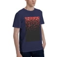 thumbnail image 2 of Bingfone Red Glitter1 Men'S Loose Fit Short-Sleeve Pocket T-Shirt, 2 of 7