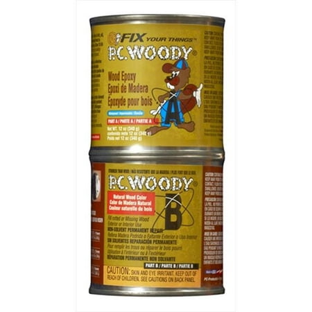 PC-Woody Tan Two Part Wood Epoxy Paste 12 oz