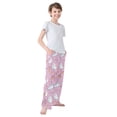 thumbnail image 3 of FORMRS Boys Pajama Pants with Pockets Size 9-10Y Kids Lounge Sleep Bottoms, Purple Halloween, 3 of 8