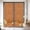 Orange, variant on Privacy Window Film, Sage Green Static Cling Stained Glass Window Film, UV Sun Blocking Heat Control Stickers, Non-Adhesive Laser Windows Tint 17.7"x39.3" Geometric Flower Leaf Diamond Plaid Retro
