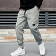 thumbnail image 2 of Men's Sweatpants Casual Cotton Tapered Joggers Athletic Sweat Pants for Men Workout Running with Pockets, GY1, Size L, 2 of 8