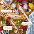 thumbnail image 4 of Beautiful 6-Piece Soft Grip Knife Set Rose with Gold Accent by Drew Barrymore, 4 of 9