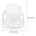 thumbnail image 3 of STOBOK Decorative Candy Jars with Lids White Pet Plastic Cookie Jar for Party 1Set, 3 of 8