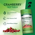 thumbnail image 5 of Cranberry with Vitamin C Softgels | 8400mg | 150 Pills | For Men and Women | by Nature's Truth, 5 of 7