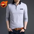 thumbnail image 3 of Ropa para hombre Jersey Top Talla grande Camiseta tipo polo para hombre Gran tamaño Blanco Botones a granel Harajuku Moda Xl Ajuste regular Algodón A, 3 of 5