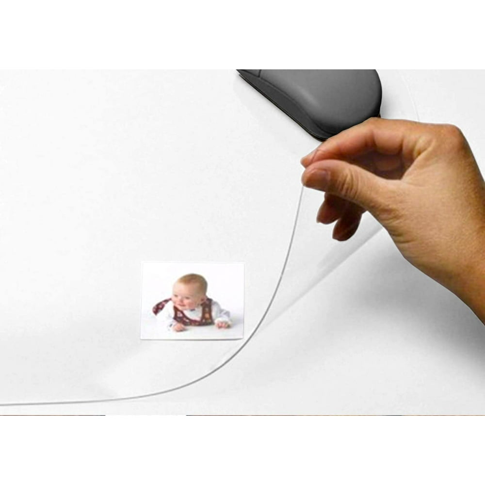 Clear Desktop Pad, Crystal Clear Desk Protector, Thick Table