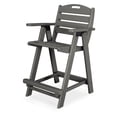 thumbnail image 1 of POLYWOOD&reg; Nautical Recycled Plastic Counter Height Chair, 1 of 3