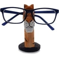 thumbnail image 3 of Soporte para gafas de sol tallado en madera hecho a mano, estante de exhibición para gafas de sol, decoración de escritorio para el hogar y la Oficina, regalo (tigre), 3 of 5