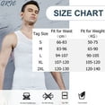 thumbnail image 2 of QRIC Compression Shirts for Men Undershirts Slimming Body Shaper Waist Trainer Tank Top Vest with Zipper, 2 of 6