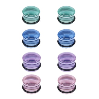 VF VFUN Plug Tunnel Ecarteur Oreille en Acier Chirurgical Cœur Lune Pendentif Ear Gauge Ear Expander Flesh Tunnels Bijoux de Piercing 6-16mm, Acier inoxydable