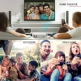 thumbnail image 4 of VANKYO Leisure 3 1080P Supported Mini Projector with 65000 Hours Lamp Life, LED Portable Projector Support 200'' Display, Compatible with TV Stick, PS4, HDMI, VGA, TF, AV and USB (White), 4 of 10