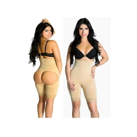 

Smok69 High Waist Butt Lifter Trainer Thigh Control Bodysuit Shapewear Tummy Hip Leg 3 in 1 Nude XXXL