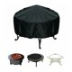 thumbnail image 4 of Cubierta impermeable para / fuego forma forma forma para patio resistente libre, color negro, 3 pulgadas, 4 of 9