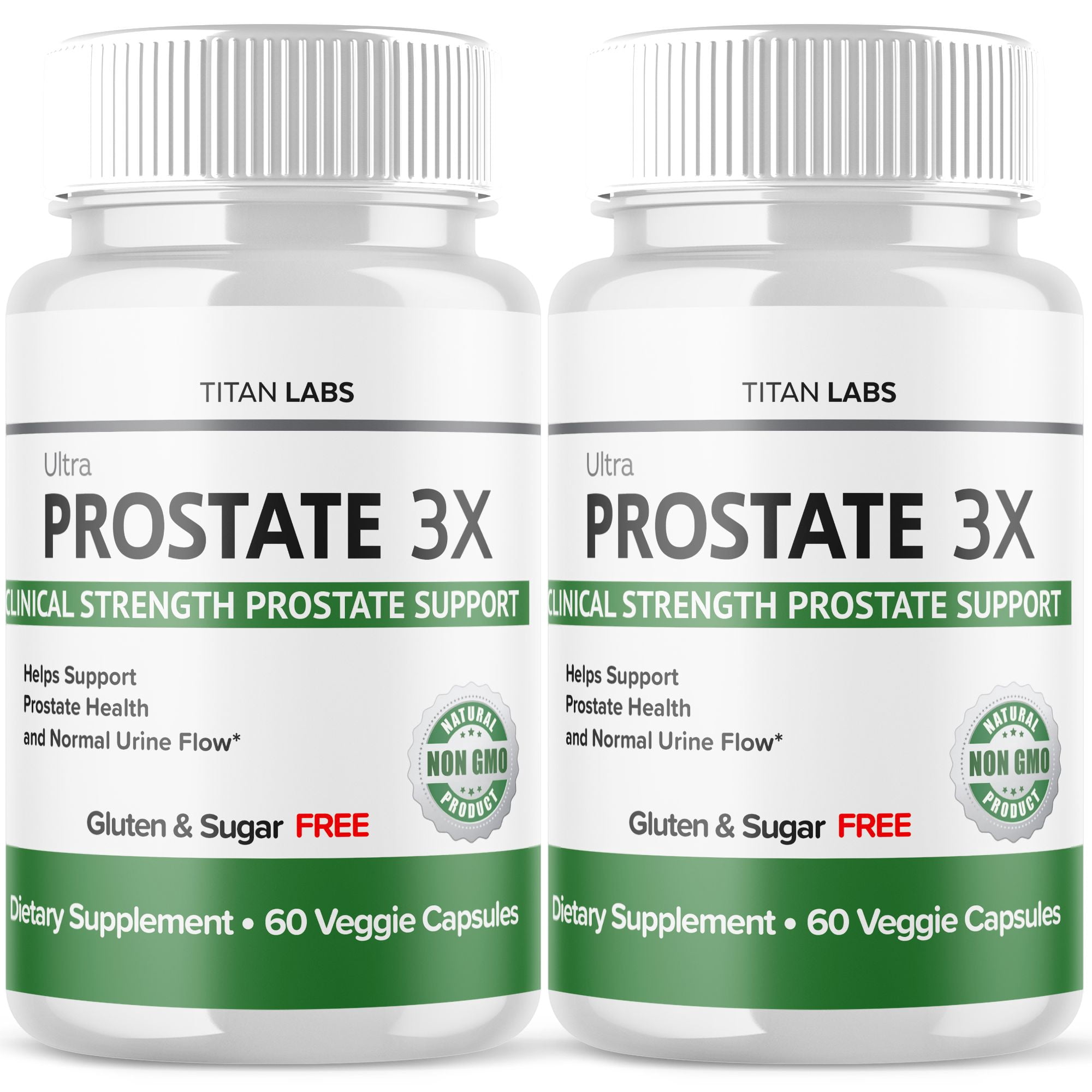 Ultra Prostate 3X Advanced Formula Supplement Pills Natural Vitamin for Health and Wellness UltraProstate 3X Capsules (2 Pack)