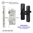 thumbnail image 2 of Tuya Door Locks Biometric Fingerprint Locker Hotel Smart Entry Home Handle App Unlock Digital Intelligent Lock ,More Secure, 2 of 7