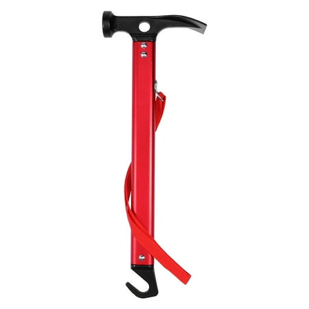 

OUNONA Tent Camping Hammer Mallet Hammer Outdoor Mallet Pegs Rubbersteel Stakes Hiking Kit Accessories Pegs