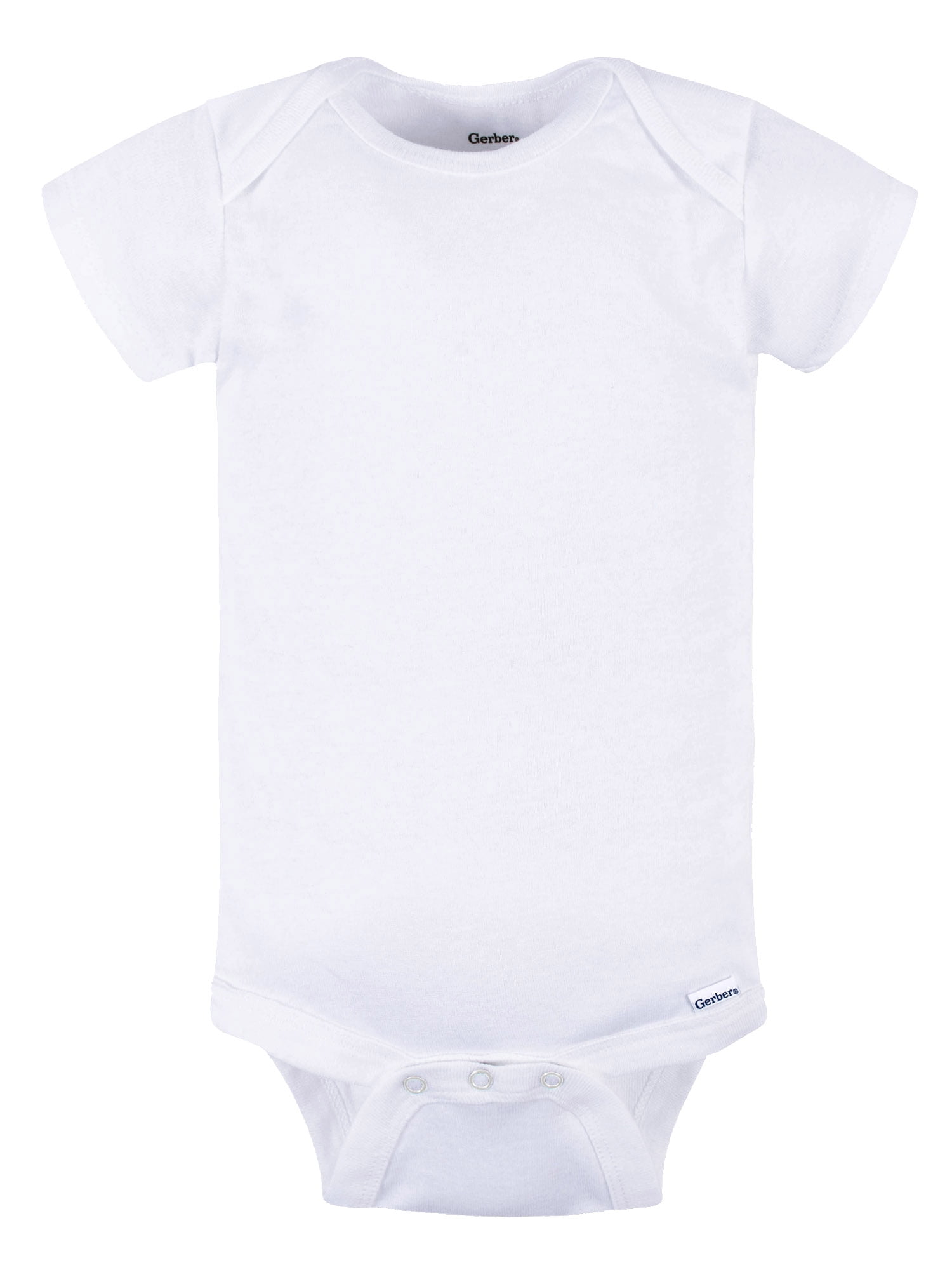 Gerber Baby Neutral 6-Pack Short Sleeve Bodysuits, Sizes Preemie - 24 Months