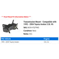 thumbnail image 2 of Transmission Mount - Compatible with 1995 - 2004 Toyota Avalon 3.0L V6 1996 1997 1998 1999 2000 2001 2002 2003, 2 of 2