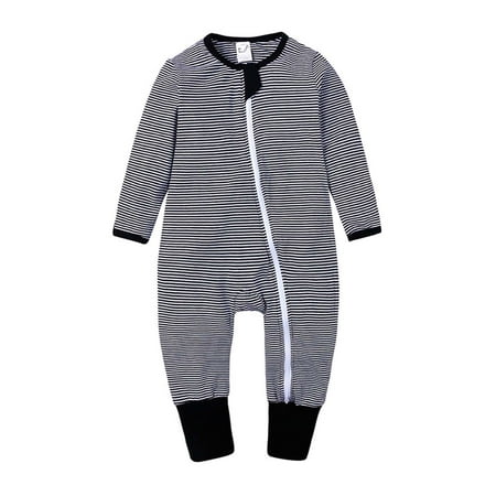 

QISIWOLE Newborn Baby Boys Girls Long-sleeve Cartoon Romper Jumpsuit Clothes Outfits summer savings !