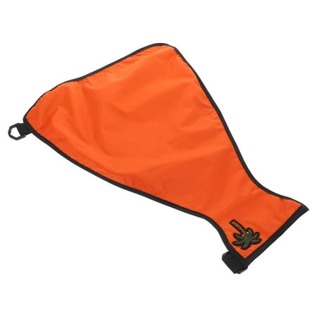 ULTNICE Puppy Raincoat Orange Waterproof Adjustable Neck and Hip 1Set