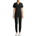 thumbnail image 2 of Scrubstar Pockets Mid Rise Relaxed Fit Jogger Scrub Pants (Women's), 2 of 6