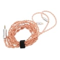 thumbnail image 2 of Cable de actualización para auriculares, 4 núcleos, conector de 2,5 mm, 0,78 mm, 2 pines, cable de repuesto para auriculares chapado en plata, 3,9 pies, 2 of 5