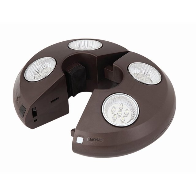 SimplyShade Vega Round Patio Umbrella Light in Bronze