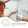 ITSELFER Frameless Glass Door Sealing Strip Bathroom Sealing Strip