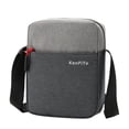 thumbnail image 3 of Bolso de mensajero Bolso de hombro impermeable de nailon Bolso bandolera al aire libre con cremallera ajustable, Gris Eigraketly AP000919-03, 3 of 7