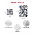 thumbnail image 7 of Navy Blue Black Geometric Kitchen Dish Towels for Drying Dishes Set of 2, Abstract Art Modern Line Waffle Weave Microfiber Hand Tea Bathroom Towels Quick Dry & Absorbent Towel 15.7x23.6, 7 of 7
