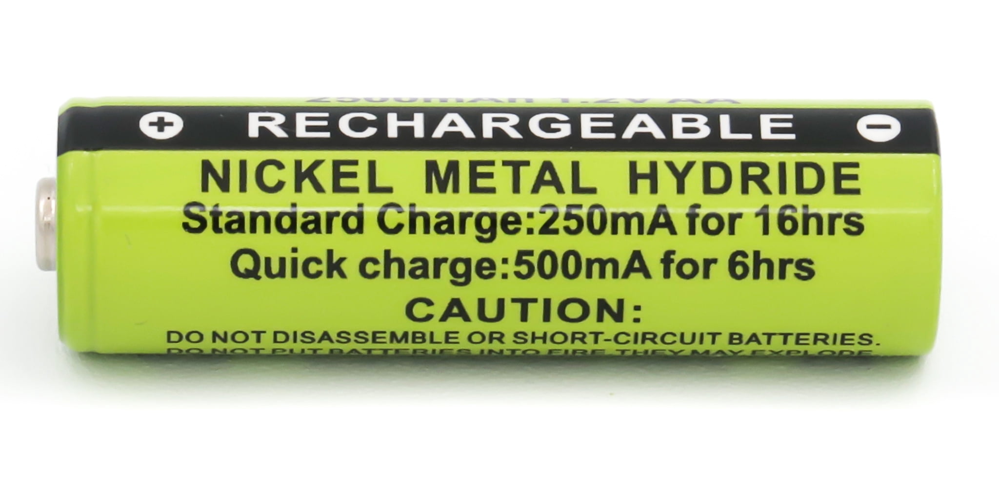 BatteryDealz Rechargeable AA NiMH High-Capacity Batteries (16-Pack), 2500 mAh, 1.2V, Rechargeable up to 500x Times