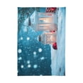 thumbnail image 2 of BZSMCE Square Tablecloth Snow Candle Pattern Pattern Tableclothes, 2 of 9