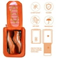 thumbnail image 4 of Spencer Waterproof Travel Shoe Bags Foldable Shoe Storage Organizer Shoe Pouch with Zipper for Men and Women, Orange, 4 of 11