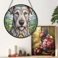 thumbnail image 5 of 89Bloom Irish Wolfhound Window Hanging Stained Glass, Irish Wolfhound Suncatchers for Windows Stained Glass, Stained Glass Dog suncatcher, Dog Stained Glass, 5 of 7