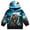 Blue, variant on Jurassic World Park Blue T-Rex Little Boys Fleece Pullover Hoodie Tie Dye 4
