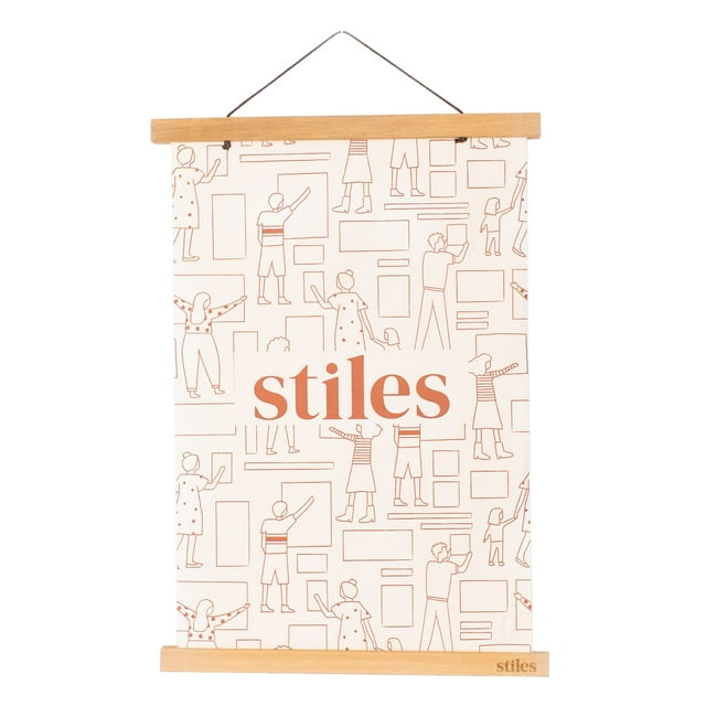 Soporte magnético para pósteres de madera Stiles, 45 cm