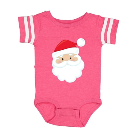 

Inktastic Santa Claus Smiling Santa Red Hat White Beard Gift Baby Boy or Baby Girl Bodysuit