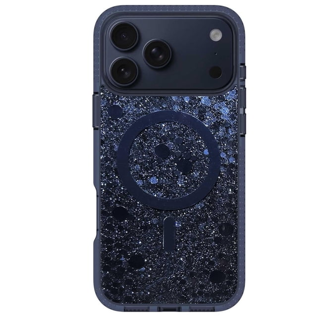 . Funda PRODIGEE PopStar Mag para iPhone 17 PRO MAX Dusk Azul Brillos