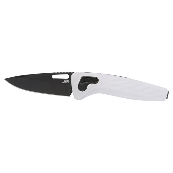 SOG Knives One-Zero XR White Aluminum S35VN Stainless Pocket Knife